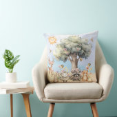 Woodland Wildlife Baby Shower Aandenken Kussen (Stoel)