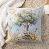 Woodland Wildlife Baby Shower Aandenken Kussen (Deken)