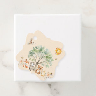 Woodland Wildlife Baby shower Gift Labels