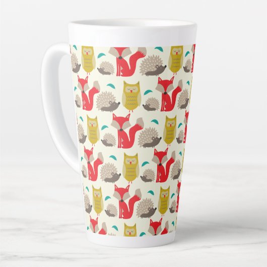 Woodland Wildlife Latte Mok (Linkerhoek)