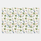 Woodland Wildlife Pattern Inpakpapier Vel (Voorkant)
