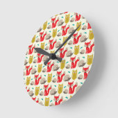 Woodland Wildlife Ronde Klok (Hoek)