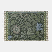 Woodland William Morris Green Floral Deurmat (Voorkant)