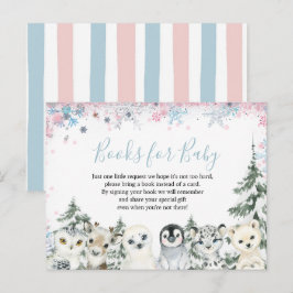 Woodland Winter Animal Articks Books for Baby Briefkaart