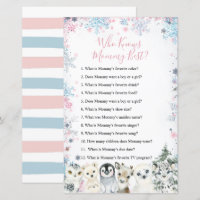 Woodland Winter Animal Artics die mama het beste k