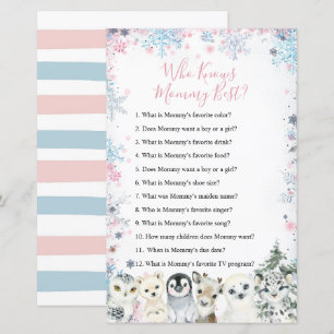 Woodland Winter Animal Artics die mama het beste k