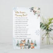 Woodland Winter Animal Forest die mama het beste k (Staand voorkant)