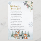 Woodland Winter Animal Forest die mama het beste k (Voorkant)