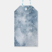 Woodland Winter Animals Baby shower 1e verjaardag Cadeaulabel (Achterkant)