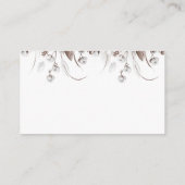 Woodland Winter Bloemen Boeken Baby shower aanvrag Informatiekaartje (Achterkant)