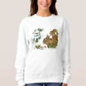 Woodland Winter Bunnies Sweatshirt (Voorkant)