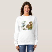 Woodland Winter Bunnies Sweatshirt (Voorkant volledig)