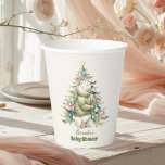 Woodland Winter Christmas Baby shower Papieren Bekers<br><div class="desc">Vier de aankomende komst van je kleintje met onze "Woodland Winter Christmas" Baby shower Paper Cups. Deze charmante bekers combineren de gezellige elegantie van een winterse bosthema met de feestelijke kerstsfeer, waardoor ze een ideale keuze zijn voor uw baby shower. Kenmerken: grillig ontwerp: De bekers hebben een heerlijk winterlandschap in...</div>