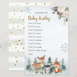 Woodland Winter Dierbos Berglagen voor Baby