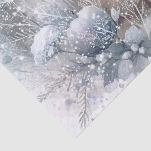 Woodland Winter Fawn Herten Tissuepapier (Detail)