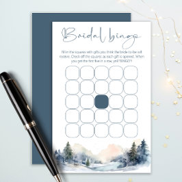 Woodland Winter Forest vrijgezellenfeest bingogame