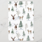 Woodland Winter Forest Word Scramble (Achterkant)