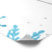 Woodland Winter Fox Animal Voeding Board Poster (Hoek)