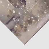 Woodland Winter Haas Tissuepapier (Detail)