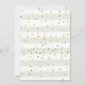 Woodland Winter Onederland Birthday Invitation Kaart (Achterkant)