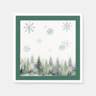Woodland Winter ONEderland Papieren servet