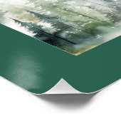 Woodland Winter ONEderland Welkom Poster (Hoek)