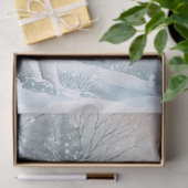 Woodland Winter Wolf Tissuepapier (Geschenk)