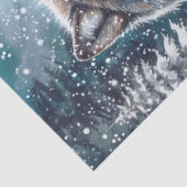 Woodland Winter Wolf Tissuepapier (Detail)