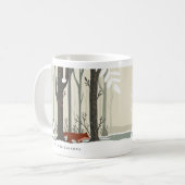 Woodland Winter Wonderland Forest Fox Joy Koffiemok (Voorkant links)