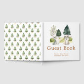 Woodland Wolf Baby Shower Gastenboek (Volledig)