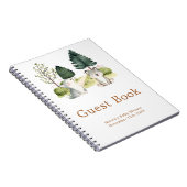 Woodland Wolf Baby Shower Guest Book Notitieboek (Rechterzijde)
