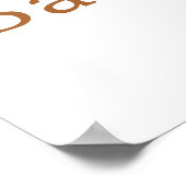 Woodland Wolf Baby shower Welkom Poster (Hoek)