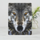 Woodland Wolf Inspirerend Portrait (Staand voorkant)