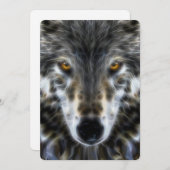 Woodland Wolf Inspirerend Portrait (Voorkant / Achterkant)