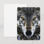 Woodland Wolf Inspirerend Portrait (Voorkant / Achterkant)