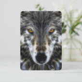 Woodland Wolf Inspirerend Portrait (Staand voorkant)