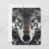 Woodland Wolf Inspirerend Portrait (Voorkant)