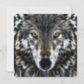 Woodland Wolf Inspirerend Portrait (Voorkant)