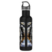 Woodland Wolf Inspirerend Portrait Waterfles (Achterkant)