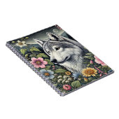 Woodland Wolf Spiral Notitieboek | wolfthema (Rechterzijde)
