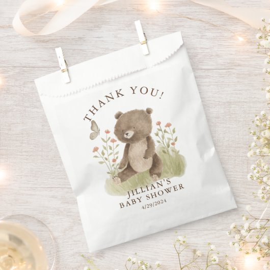 Woodland Wonder Beer Classic Ronde Sticker Bedankzakje (Geknipt)