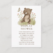 Woodland Wonder Beer Display Douche Informatiekaartje (Voorkant)