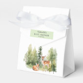 Woodland Wonder Deer Baby shower Bedankdoosjes (Voorkant Zijde)