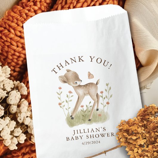 Woodland Wonder Deer Bedankzakje