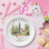 Woodland Wonder Deer Papieren Bordje (Feest)