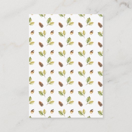 Woodland Wonder Herten Display Douche Informatiekaartje (Achterkant)