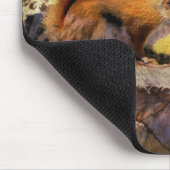Woodland Wonder - Squirrel & Butterfly Mousepad Muismat (Hoek)