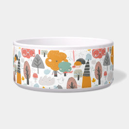 Woodland Wonders Whimsical Enchanted Forest Pet Voerbakje