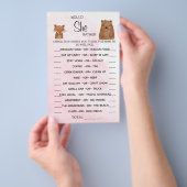 Woodland zou ze liever baby showers spelkaart hebb flyer (Hand)