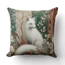 Woodlands Arctic Fox Decor Kussen